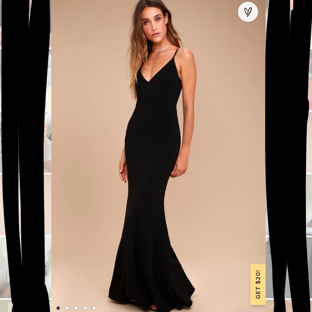 Lulus Infinite Glory Black Maxi Dress